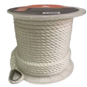 3/8" X 200'PREMINUM THREE STRAND TWISTED ANCHOR LINE NYLON MARINE ROPE - Product Image 1