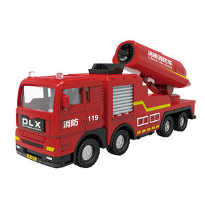 Camion de pompiers jouet pour enfants avec échelle d'accès - Matériaux TPE et silicone, taille 22 cm, résistant aux chutes pour garçons - Product Image 6
