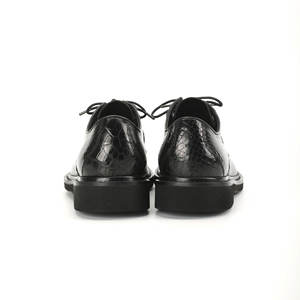 Chaussures décontractées en cuir noir de haute qualité, élégantes et tendance, fabriquées à la main, mocassins à bout pointu, chaussures habillées élégantes pour hommes, augmentant la taille - Product Image 6