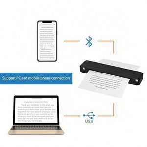 Mini imprimante mobile portable <span class=keywords><strong>HPRT</strong></span> <span class=keywords><strong>MT800</strong></span>, format <span class=keywords><strong>papier</strong></span> A4, grande capacité de batterie, USB, imprimante mobile pour la maison et les entreprises par Ribbon - Product Image 4