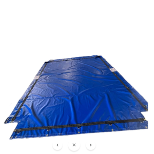 <span class=keywords><strong>Impression</strong></span> de logo personnalisé 650GSM vert armée/bleu mat brillant bâches en PVC imperméable pour <span class=keywords><strong>camion</strong></span> remorque palette bateau bâche de voiture tente - Product Image 2