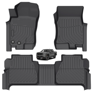 Tapis imperméable personnalisé pour camionnette, accessoires d'intérieur, tapis 3D pour Nissan <span class=keywords><strong>Frontier</strong></span> 2024-D23, tapis de sol pour voiture - Product Image 1