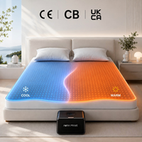 Système de refroidissement de lit à double zone, matelas à circulation d'eau, compatible avec les lits Queen Size, pour les personnes qui ont chaud la nuit, soulagement de la transpiration nocturne