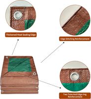 Bâche tissée en PE imperméable d'urgence 120 g/m² pour extérieur, fabriquée en Chine