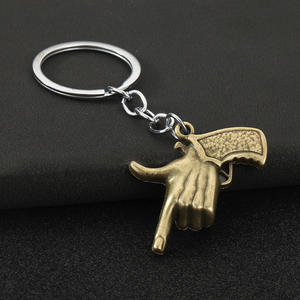 Yujiantong Cross-border Best-seller in lega di gesto chiave ciondolo in acciaio titanio Hip-hop Rock retrò Punk <span class=keywords><strong>Personalit</strong></span> - Product Image 6