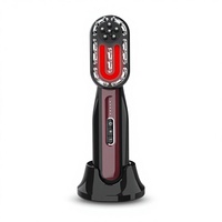 Nouveau masseur de cuir chevelu électrique vibrant 3 en 1, peigne magnétique, outil de massage du corps et du visage