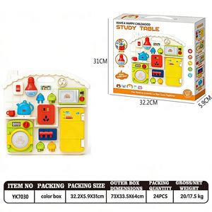 Tablero de Actividades Montessori y Mesa de Actividades: Juguete de Aprendizaje para Bebés de Plástico con Luces, Música y Funciones <span class=keywords><strong>a</strong></span> Pilas - Product Image 4