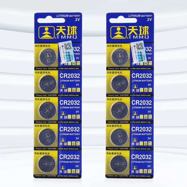 Long Shelf Life 3V 3.0V CR2032 Lithium Manganese Powerful Button Coin Cell Batteries Battery