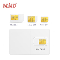 Tarjeta SIM 3 en 1 global personalizada de alta calidad para teléfono de Internet Tarjeta SIM de teléfono