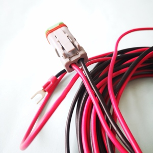 오토바이 자동차 배터리 케이블 Deutsch 2 핀 커넥터 라인 퓨즈 홀더가 15A 인 헤드 라이트 용 자동차 배선 하네스 - Product Image 4