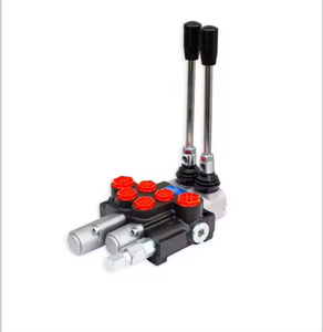 Válvula de Control Direccional Hidráulica Manual Monobloque HUAMAO P40 de 1-7 Vías con Carrete Flotante para Tractor, Cargadora y Maquinaria Agrícola - Product Image 1