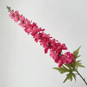 Handmade Delphinium Artificial Flowers Real-Look Fake Silk <strong>Larkspur</strong> with Stems for Christmas &amp; Mother's Day Decor - Product Image 3