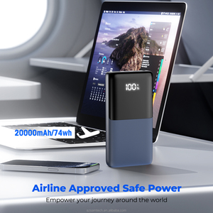 Batería Externa Ultra Delgada <span class=keywords><strong>INIU</strong></span> de 20000mAh con 2 Puertos USB de 45w, Pantalla LED, Cargador Portátil USB Tipo C, Carga Rápida - Product Image 3