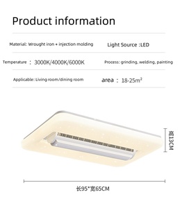 Candelabro sin aspas para el hogar, sistema de <span class=keywords><strong>ventilador</strong></span> de techo, TV y <span class=keywords><strong>ventilador</strong></span> con luz y control remoto - Product Image 4