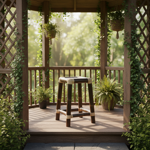Premium Handmade Bamboo <b>Stool</b> & Tiki Bar Outdoor Furniture Traditional Design High Quality Canopy Gazebo Pergola Sulawesi - Product Image 5