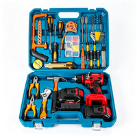 Perceuse sans fil professionnelle 20V sans balais, kit d'outils tout-en-un 42 pièces, couple élevé 60N.m, 2000 tr/min