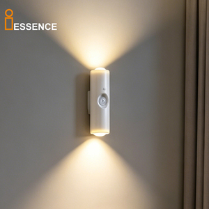 Luz LED con Sensor de Movimiento, Lámpara Nocturna Magnética Recargable, Luz de Pared USB Tipo-C, Sensor PIR para Interiores, Armario, Escalera - Product Image 1