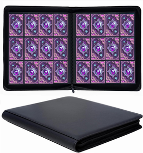 Reliure pour cartes à 12 pochettes, 480 emplacements, <span class=keywords><strong>album</strong></span> pour cartes photo, <span class=keywords><strong>livre</strong></span> pour cartes à collectionner, reliure pour cartes YuGiOh MTG TCG - Product Image 1