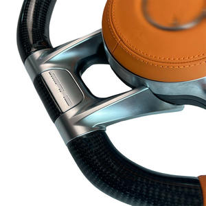 Volant en fibre de carbone pour Mercedes Benz <span class=keywords><strong>a</strong></span> B C E CLASS GLS 809 <span class=keywords><strong>AMG</strong></span> E300 C300 43 63S W205 W211 Volant de voiture de course - Product Image 5