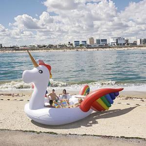 Flamingo tiup kualitas tinggi 6 orang, kolam PVC besar untuk pesta air dan untuk anak-anak - Product Image 5