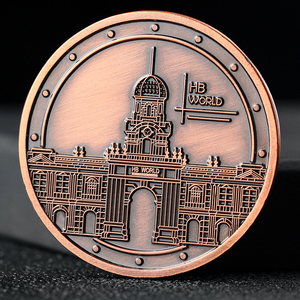 Muestra Gratuita: Monedas Personalizadas con Grabado, Relieve Exquisito, Monedas de Cobre Antiguo Brillante, Troqueles de Estampado <span class=keywords><strong>2D</strong></span> y 3D, Fichas y Monedas - Product Image 6