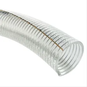 Elektrik Anti statik esnek boru PVC çelik tel Spiral hortum taşıma için