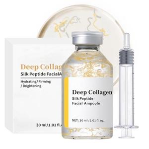 0728 Anti-aging Serum, Glass Bottle with Silk <b>Collagen</b> Peptide, Intensive Moisturizing for Dull Rough Facial Skin - Product Image 4