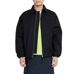 High Quality Custom Formal Embroidery Front Fashion Oversize Blanket Lined Zip-Up Cotton Chore Vintage <b>Work</b> <b>Jackets</b> for <b>Men</b> - Product Image 3