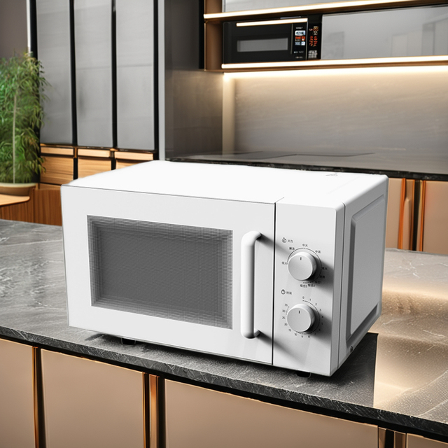 OEM Custom 700W 20L Electric Oven Hot Glass Machine Household Use Mechanical Microwave Oven