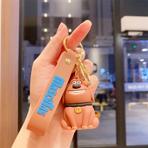 Llavero <span class=keywords><strong>de</strong></span> Peluche con Diseño <span class=keywords><strong>de</strong></span> Cachorro <span class=keywords><strong>de</strong></span> Dibujos Animados <span class=keywords><strong>de</strong></span> <span class=keywords><strong>la</strong></span> <span class=keywords><strong>Película</strong></span> '<span class=keywords><strong>La</strong></span> Vida Secreta <span class=keywords><strong>de</strong></span> las <span class=keywords><strong>Mascotas</strong></span>', Accesorio para Bolsos <span class=keywords><strong>de</strong></span> Hombre y Mujer, Llavero para Coche, Regalos al por Mayor - Product Image 6