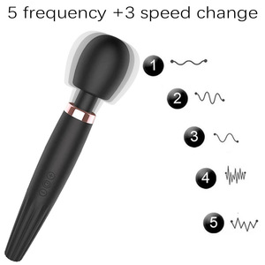 Großes elektrisches Körper vibrator <span class=keywords><strong>massage</strong></span> gerät für weibliche Masturbation-wasserdichtes Masturbation spielzeug aus Silikon-ABS mit 5-Gang-Vibration - Product Image 2