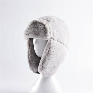 उच्च गुणवत्ता वाले थोक पुरुषों महिलाओं गर्म इयरफ़्लैप टोपी सर्दियों फर इयरमफ - Product Image 2