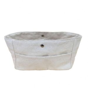 Sac fourre-tout promotionnel en toile épaisse avec logo personnalisé, disponible en stock, couleur naturelle, grande taille, organiseur de maquillage - Product Image 3