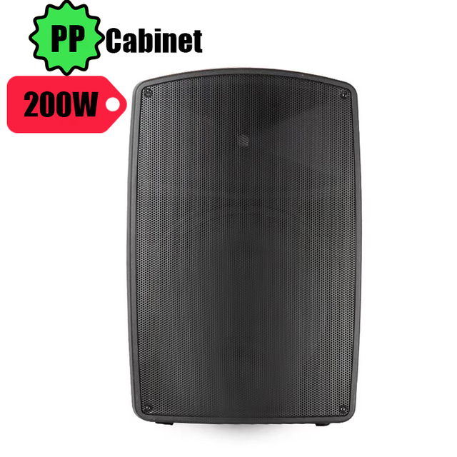 Portable Powered PA Speaker with Trolley & Wheels - 100W RMS, TWS Bluetooth 5.0, Ideal for Outdoor Events