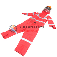Combinaison de protection contre les jets d'eau 10 000 psi, pantalon et veste, certifiée CE, combinaison de protection UHP pour les opérations offshore