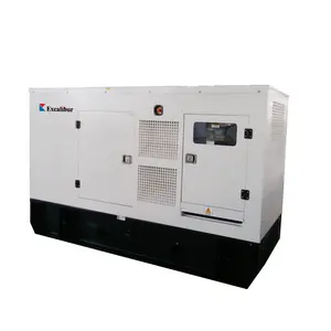 High quality single phase three phase 50kw water cooled open silent type diesel generator