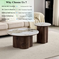 OKAY Couchtisch Maßgefertigt Hochwertig Verschiedene Größen Modernes Holz-Couchtisch-Set