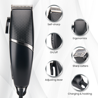 Tondeuse à cheveux électrique PRITECH à longueur réglable, moteur AC, prix bas, avec cordon
