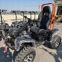 Quad utilitaire électrique tout-terrain, quad électrique robuste avec commande de treuil