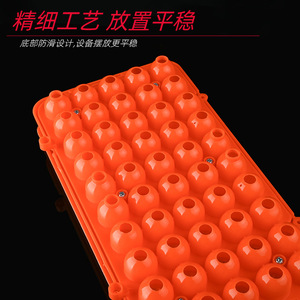 Soporte rectangular reutilizable para tubos de ensayo Tong Sheng 50 con almohadilla de silicona para invertir tubos de centrífuga y muestras - Product Image 4