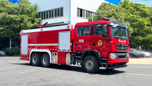China HOWO 12 Tonnen mit Wassertank Schaum Feuerwehr auto Rettungs wagen Geeignet für die Bekämpfung von Ölfeuern - Product Image 6