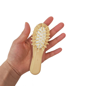 Peines y Cepillos de Pelo Desenredantes de Bambú y Madera Biodegradables para el Cuidado del Cuero Cabelludo con Diseño de Paleta - Product Image 2
