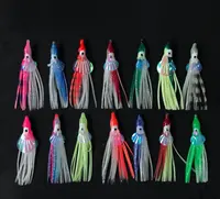 4cm-30cm Octopus Fishing Soft Lure With Wings For Jigs Rubber Squid Skirts Bionic Bait Tuna Sailfish Baits Mix Color