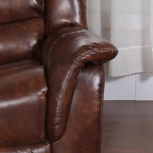 Fauteuil inclinable moderne Airleather avec design tufté Alvin - Product Image 5