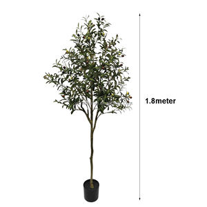 Olivier artificiel vente chaude intérieur décoratif verdure olivier plante artificielle bonsaï ornement arbre - Product Image 3