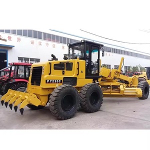 Niveleuse de marque réputée PY220C 220HP avec moteur Cummins, lame avant et ripper arrière, faible coût d'entretien - Product Image 6