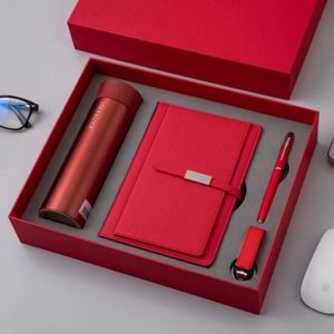 Wholesale Promotional Luxury Gifts Items Notebook Business Gift Thermos Cup Customizable <b>Note</b> <b>Book</b> Gift Set With Pen and Bottle - Product Image 2