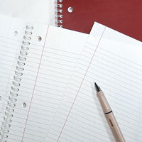 Cahier à spirale A4 avec reliure personnalisée pour bureau, école, écriture