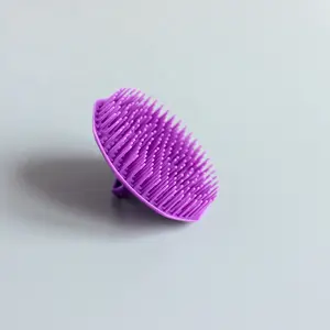 Portable Soft Silicone Hair Scalp Massage Comb Head Massager Shampoo Cleansing Brush Comb