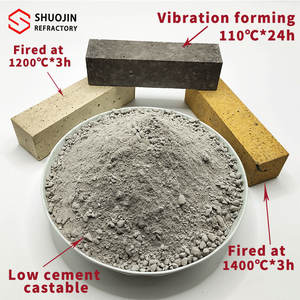 Dichte Lage Cement Vuurvaste Gietbare Aluminium-En <span class=keywords><strong>Mgo</strong></span>-Poeder Met <span class=keywords><strong>Sio2</strong></span>-leverancier Die Snijgietverwerkingsdiensten Aanbiedt - Product Image 2